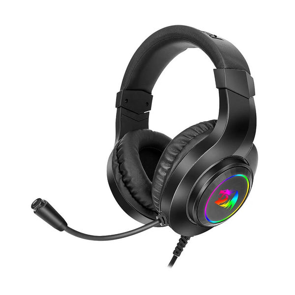 FONE DE OUVIDO HEADSET REDRAGON GAMER HYLAS H260RGB PRETO