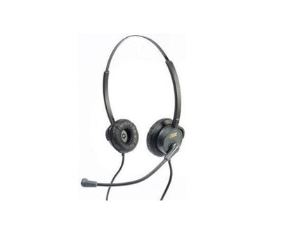 Fone de Ouvido Headset Zox HZ-30D RJ9 Duplo Auricular