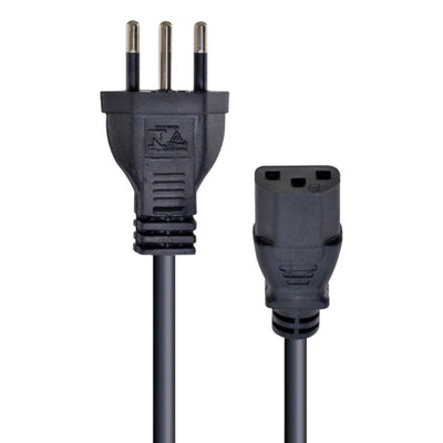 Cabo de Força Tripolar Vinik 2m 3A 3 x 0,50mm² Preto 35421