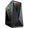 GABINETE MID-TOWER PCYES VECTOR PRETO LED RGB - VCPTRGB3FV
