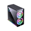 GABINETE MID-TOWER PCYES SOLARIS PRETO - SOLPTRGB2FV
