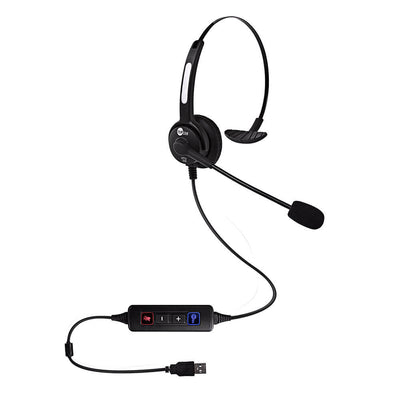Headset com microfone Topuse HTU 300 USB