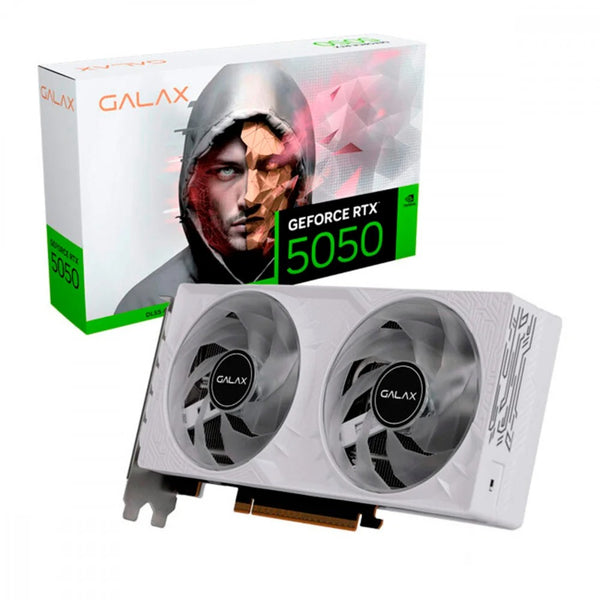 Placa de Video 8GB RTX 5050 GALAX 1-Click OC GDDR6 White