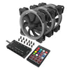Kit Cooler Fan RGB 3 unidades Redragon GC-F008
