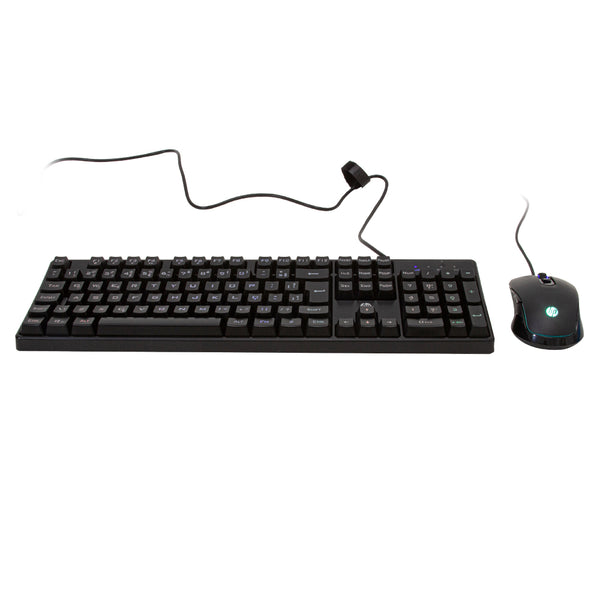Kit gamer teclado e mouse HP KM200