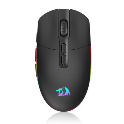 MOUSE GAMER REDRAGON M719 RGB INVANDER PRO PRETO