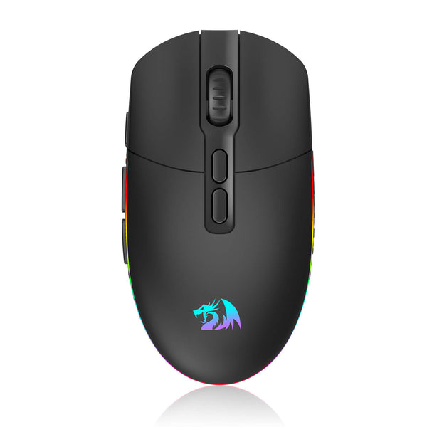MOUSE GAMER REDRAGON M719 RGB INVANDER PRO PRETO