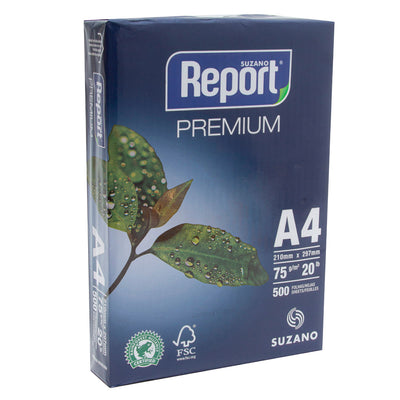 Papel A4 Report Premium 75 Grs 500 Folhas Laser