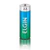 Pilha Alcalina AA 1,5V Elgin Cartela com 4 Unidades 82153