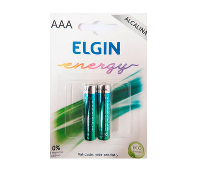 Pilha Alcalina Blist Elgin AAA C/2 - 82154
