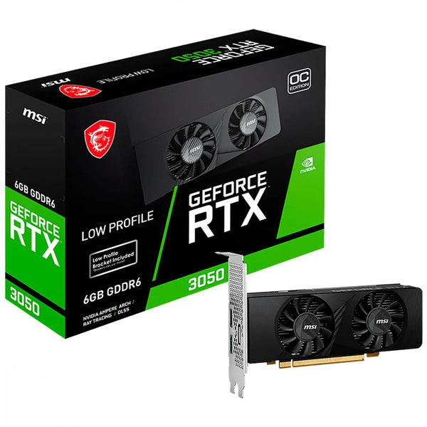 Placa de Video 6GB RTX 3050 MSI Geforce oc GDDR6 - 912-V812-023
