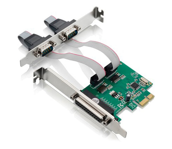 Placa Multiserial PCI-E 2 Seriais e1 Paralela  MD9