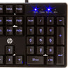 Teclado Gamer HP K300 Preto Com Led Azul