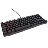 Teclado gamer mecânico Redragon Kumara RGB switch vermelho
