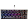 Teclado gamer mecânico Redragon Kumara RGB switch vermelho