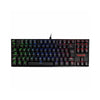 Teclado gamer mecânico Redragon Kumara RGB switch black