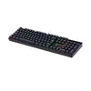 Teclado mecânico gamer Redragon Mitra switch azul RGB