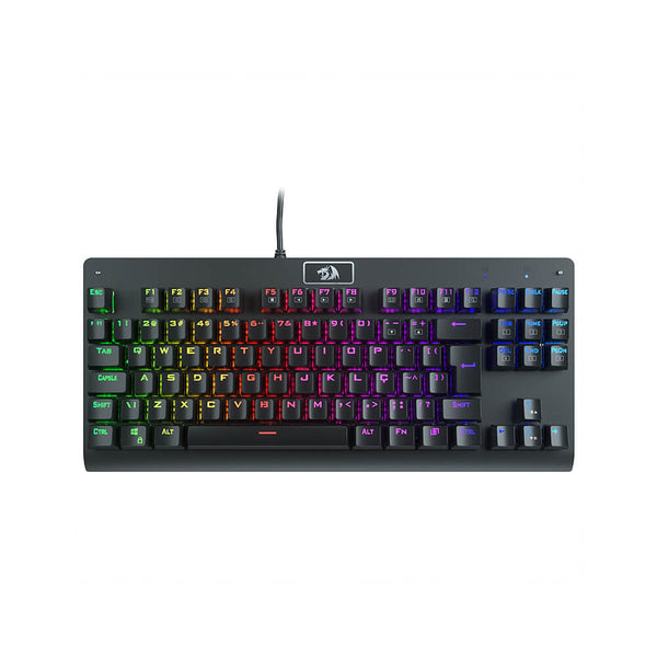 Teclado mecanico gamer Redragon RGB switch vermelho Dark Avenger