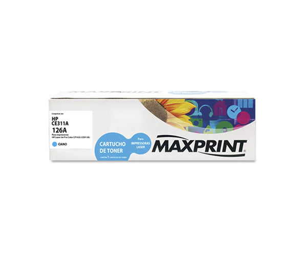 TONER COMPATÍVEL MAXPRINT HP CE311A CYAN
