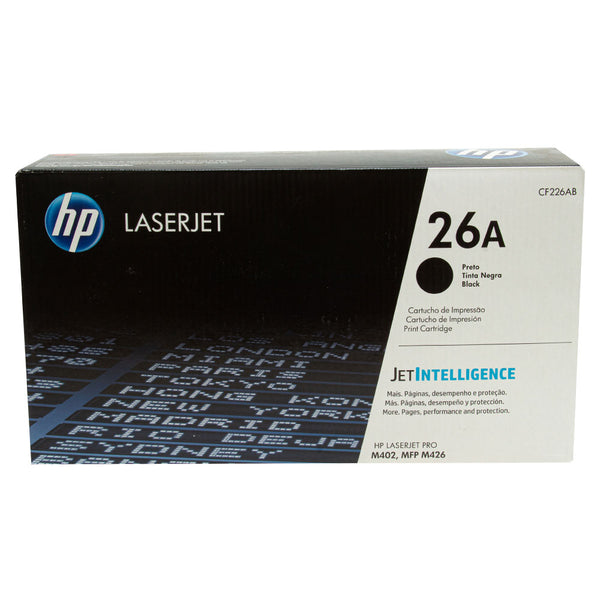 Toner HP 26A LaserJet CF226AB Preto