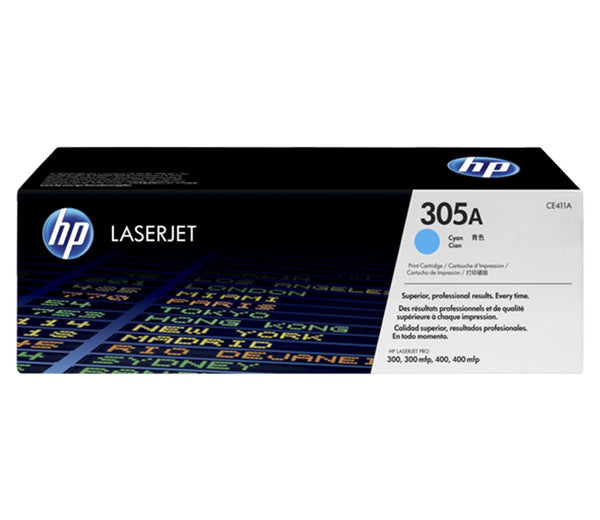 TONER HP CE411A LASERJET 305A CYAN