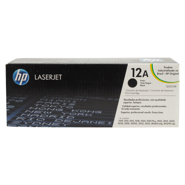 Toner HP Q2612AB LaserJet Preto 12A