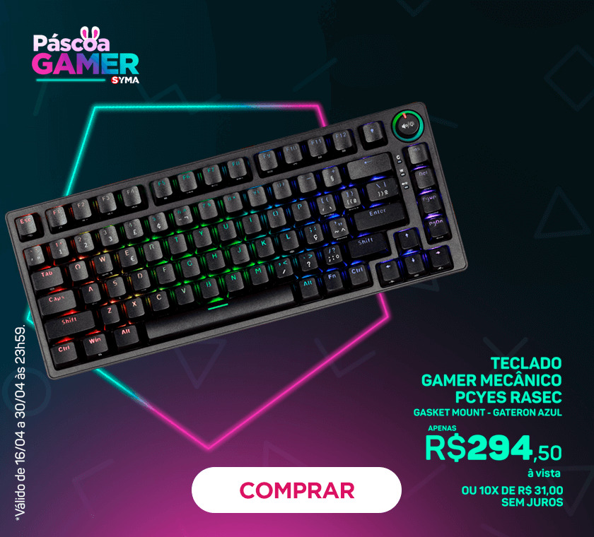 TECLADO GAMER PASCOA 2025 RESP