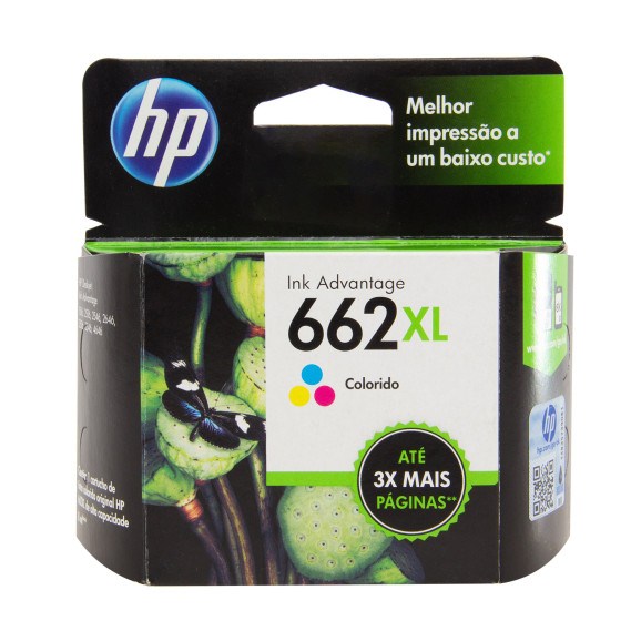 Cartucho de Tinta HP 662XL Colorido