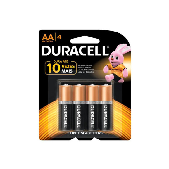 PILHA ALCALINA DURACELL AA 