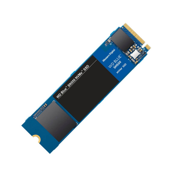Vista Superior do SSD 500GB M.2 Wester Digital blue SN550
