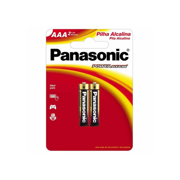 PILHA ALCALINA PANASONIC AAA C/2 -6426