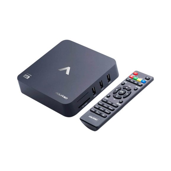 RECEPTOR SMART TV BOX 4K ANDROID AQUARIO STV-2000