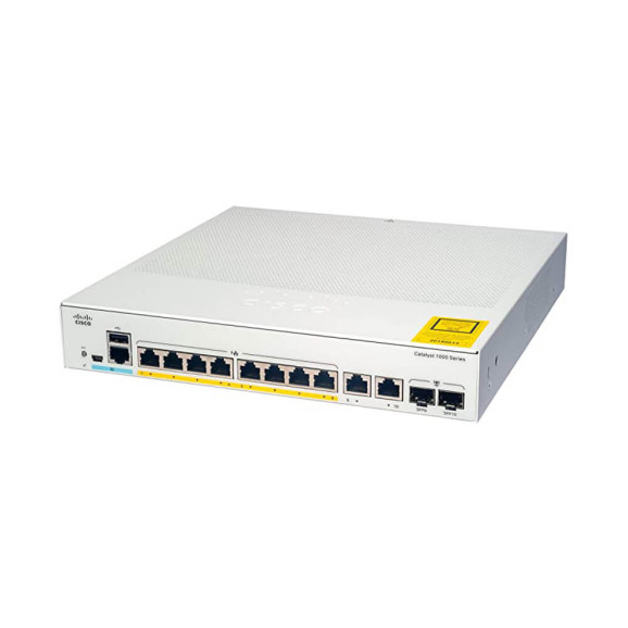 Switch Cisco 8 portas 10/100/1000 C1000-8P-2G-L