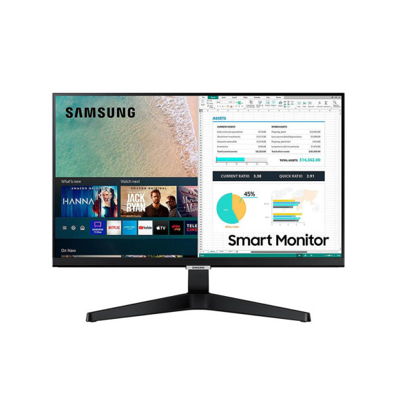 Monitor 24 polegadas Samsung IPS Smarthub LS24AM506NLMZD