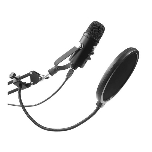 Microfone para Streaming C3tech MI-100BK