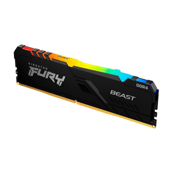 MEMÓRIA  8GB DDR4 3200 KINGSTON FURY BEAST RGB - KF432C16BBA/8