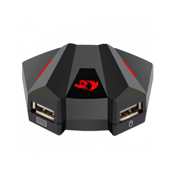 Adaptador de Teclado e Mouse Redragon Vulcan GA-250 para PS e Xbox