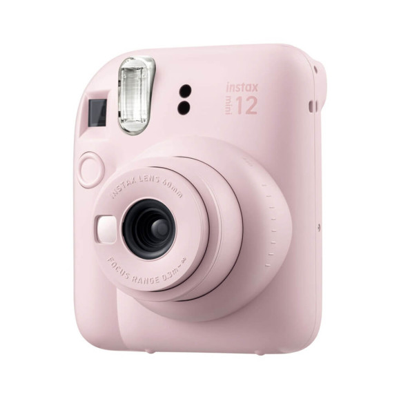 Frente Câmera Instantânea Instax Mini 12 Fujifilm Rosa Gloss