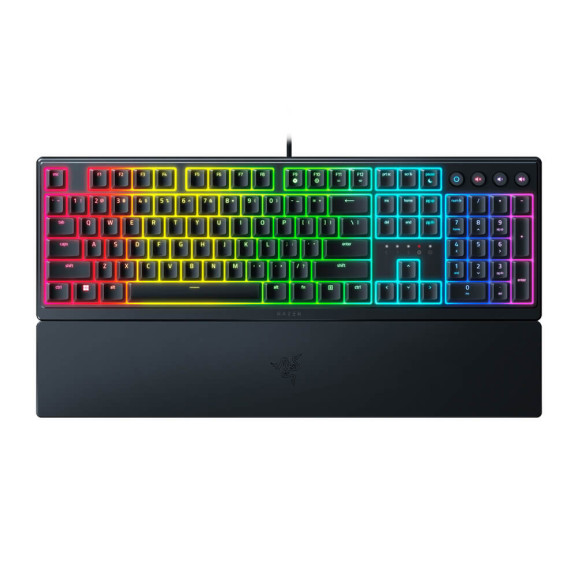 Teclado Gamer Razer Ornata V3 Low Profile US RGB Membrana 