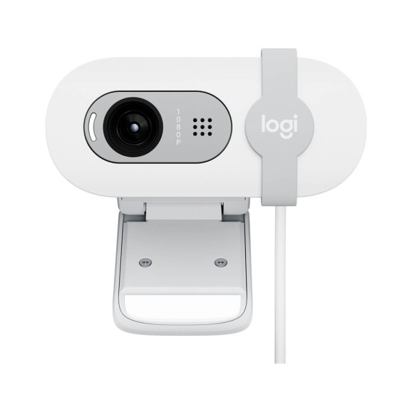 WEBCAM LOGITECH BRIO 100 BRANCA - 960-001615