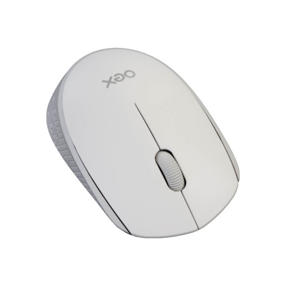 MOUSE S/ FIO OEX COZY DUO PRATA MS60