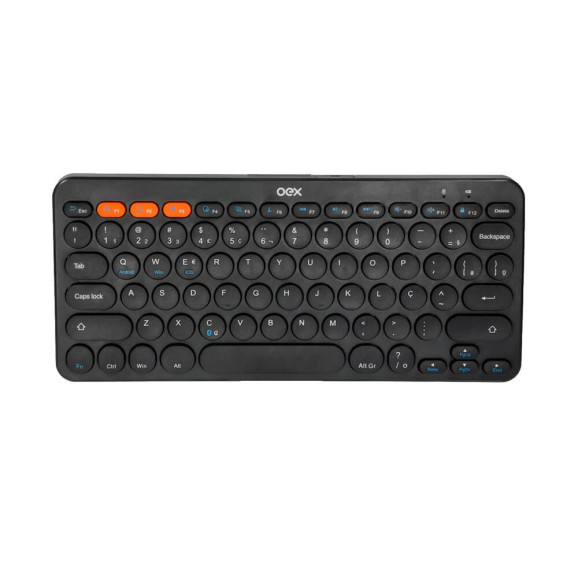 TECLADO BLUETOOTH OEX RETRÔ PLUS TC510 PRETO