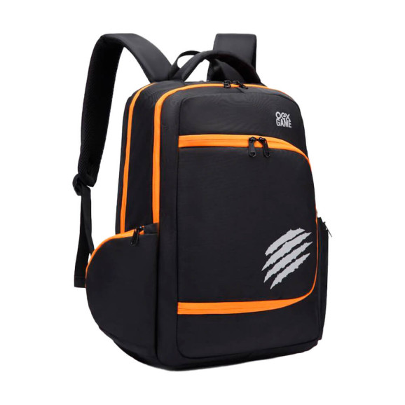 MOCHILA NOTEBOOK OEX STORM PRETO/LARANJA BK111