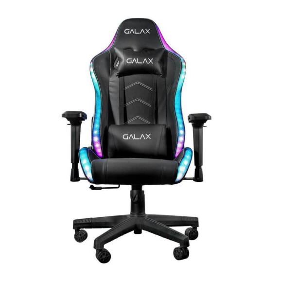 Cadeira gamer Galax preta Gaming Chair GC-01 RGB-RG01P4DBY0 