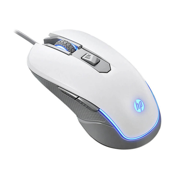 Mouse gamer USB HP M200 branco 4QM89AA
