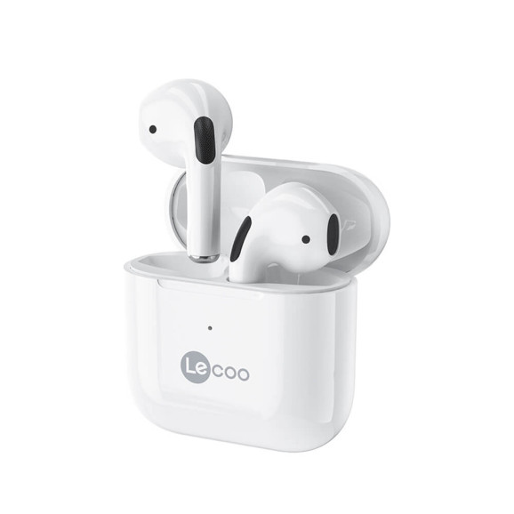 Fone de ouvido Bluetooth Lecoo EW310 branco