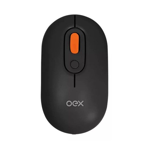 Mouse sem fio OEX retro MS604 preto -50.0054