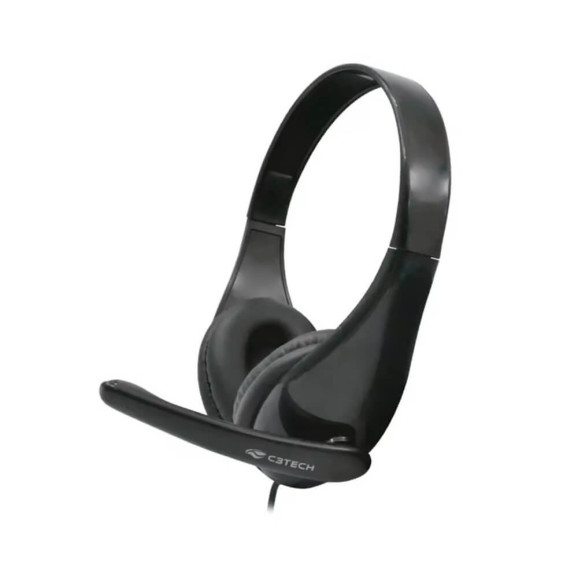 Headset com microfone C3tech PH-340BK