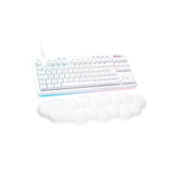 Teclado gamer Logitech mecanico G715 branco