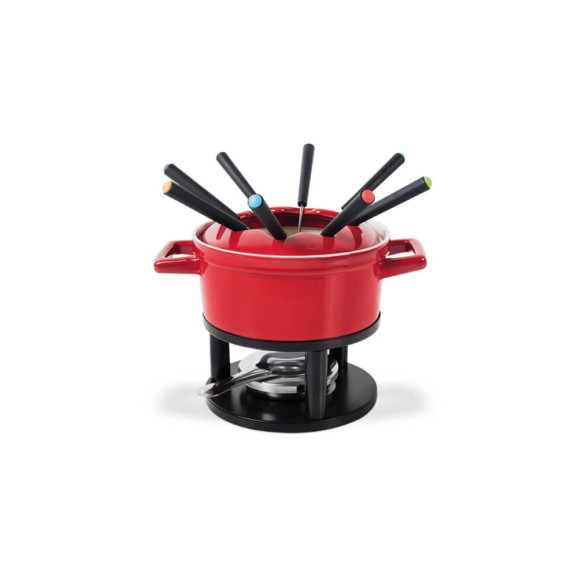 Conjunto para fondue Brinox  13 peças vermelho - 1256/118